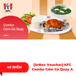 [UrBox Voucher] KFC Combo Cơm Gà Quay A 